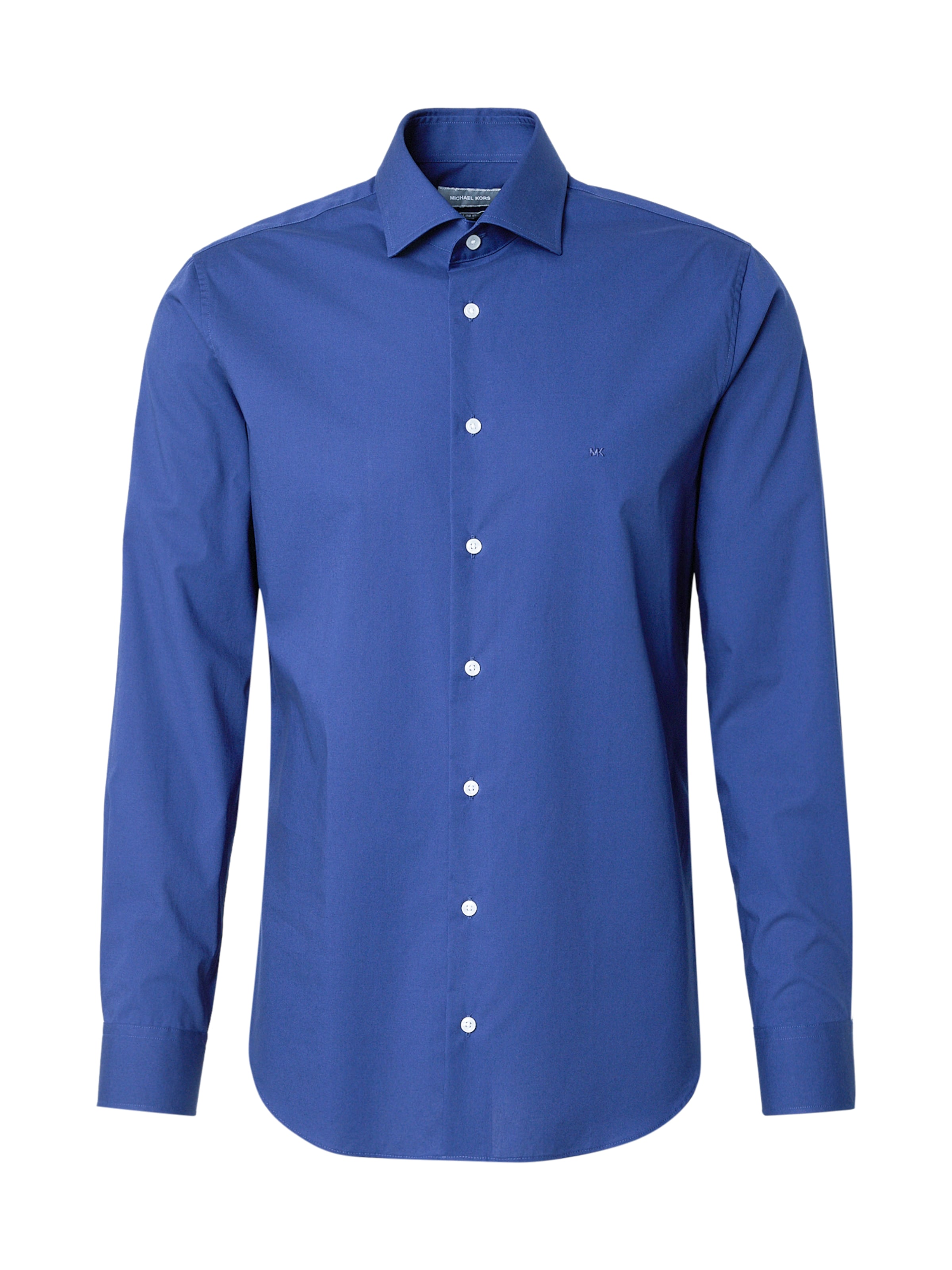 Michael Kors Slim fit Button Up Shirt in Blue: front