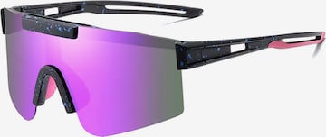 VEYREY Sunglasses in Black: front