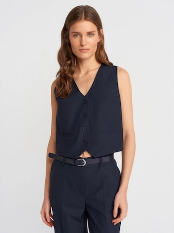 Gilet Dilvin en bleu : devant