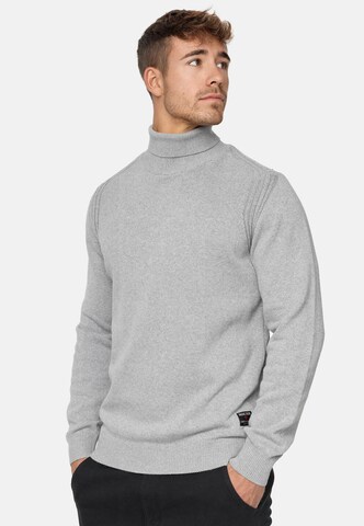 INDICODE JEANS Pullover in Grau
