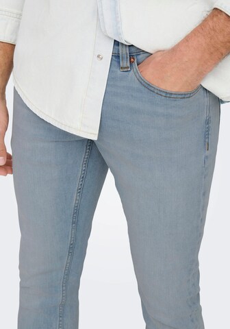 Only & Sons Slimfit Kavbojke | modra barva: sprednja stran