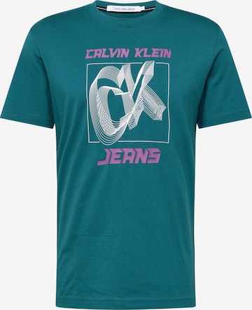 Calvin Klein Jeans Shirt in Blauw: voorkant