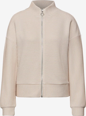 Giacca di felpa di STREET ONE in beige: frontale
