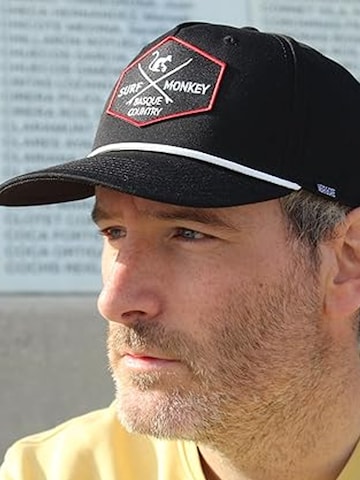 Surf Monkey Sportpet 'Baseballkappe mit Kordel' in Zwart