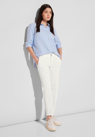 STREET ONE Regular Chino trousers in White