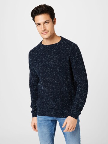 TOM TAILOR DENIM Pullover in Blau: predná strana