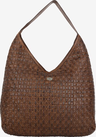 DreiMaster Vintage Shopper in Bruin: voorkant