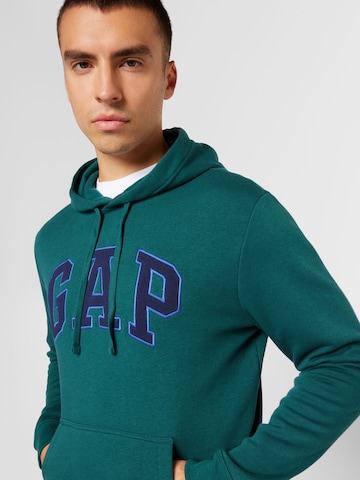 GAPSweater majica 'HERITAGE' - zelena boja