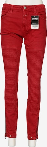 Closed Jeans 27 in Rot: Vorderseite