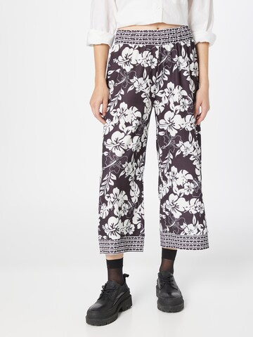 River Island Wide leg Pants in Black: front