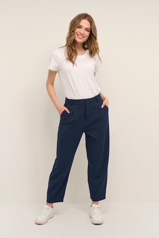 Effilé Pantalon 'Merle' Kaffe en bleu