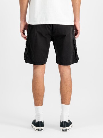 ALPHA INDUSTRIES Regular Cargo trousers in Black