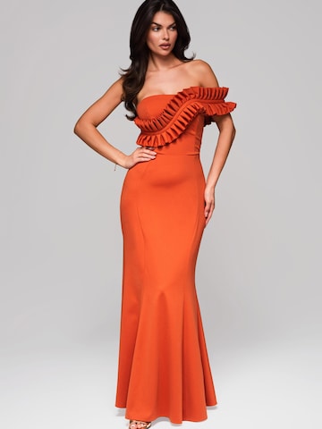Ombre Abendkleid in Orange