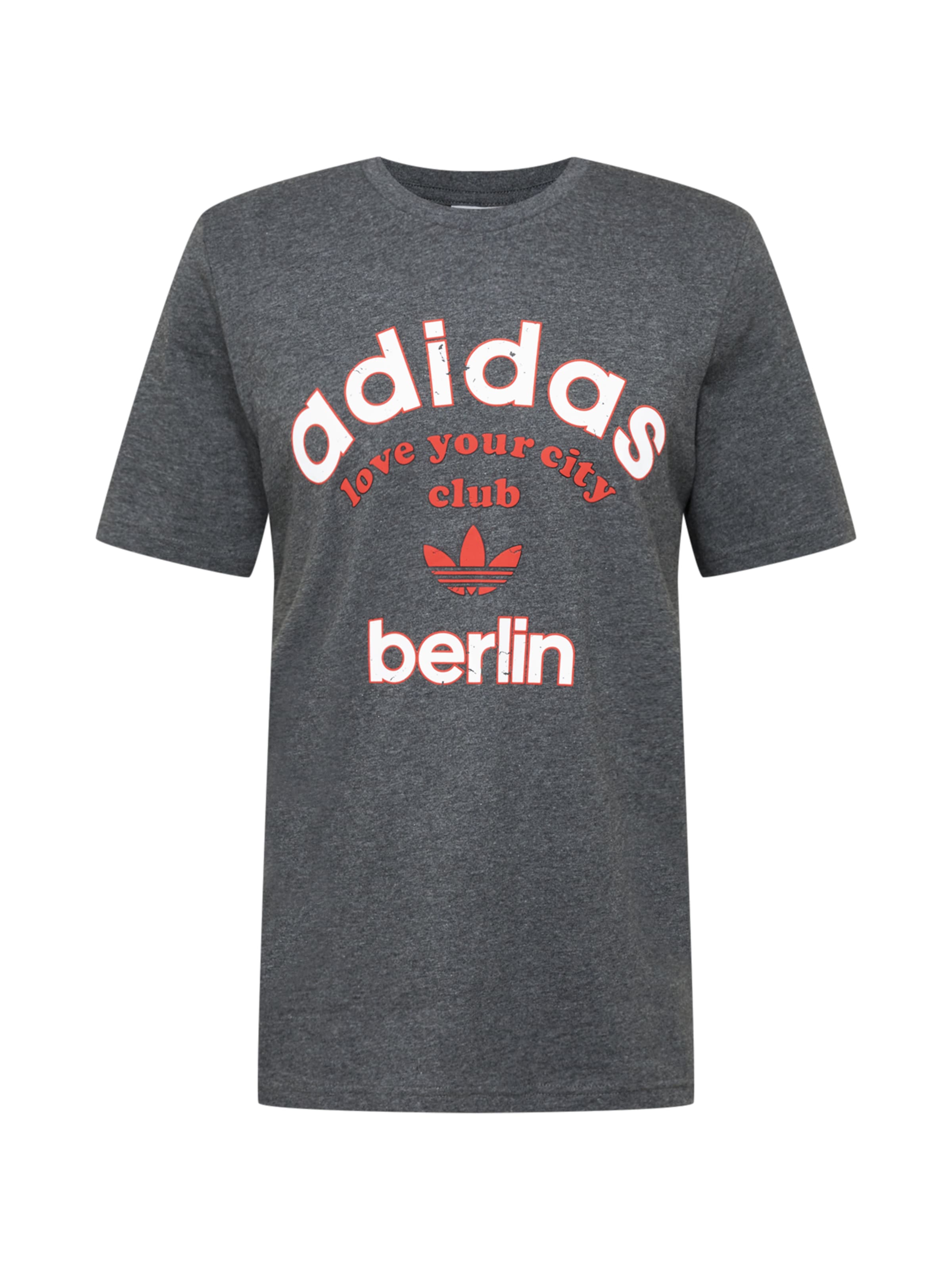 Männer Shirts ADIDAS ORIGINALS T-Shirt 'Coll' in Graumeliert - FS12260