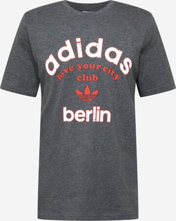 ADIDAS ORIGINALS Shirt 'COLL' in Grey: front