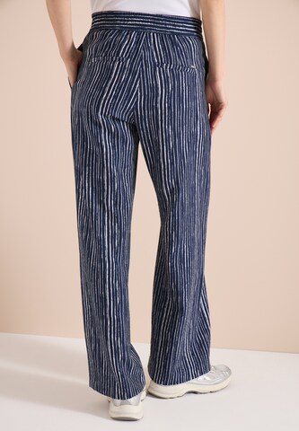 CECIL Wide Leg Hose in Blau