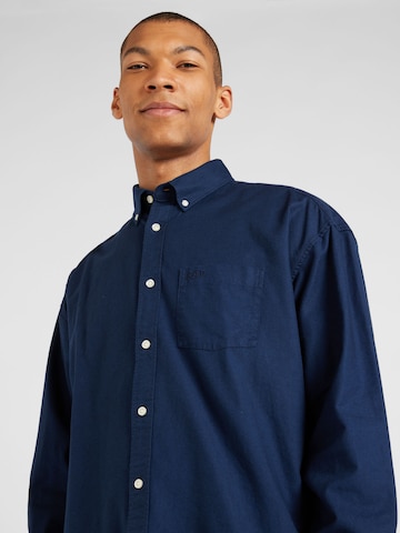 GAP Regular fit Button Up Shirt in Blue