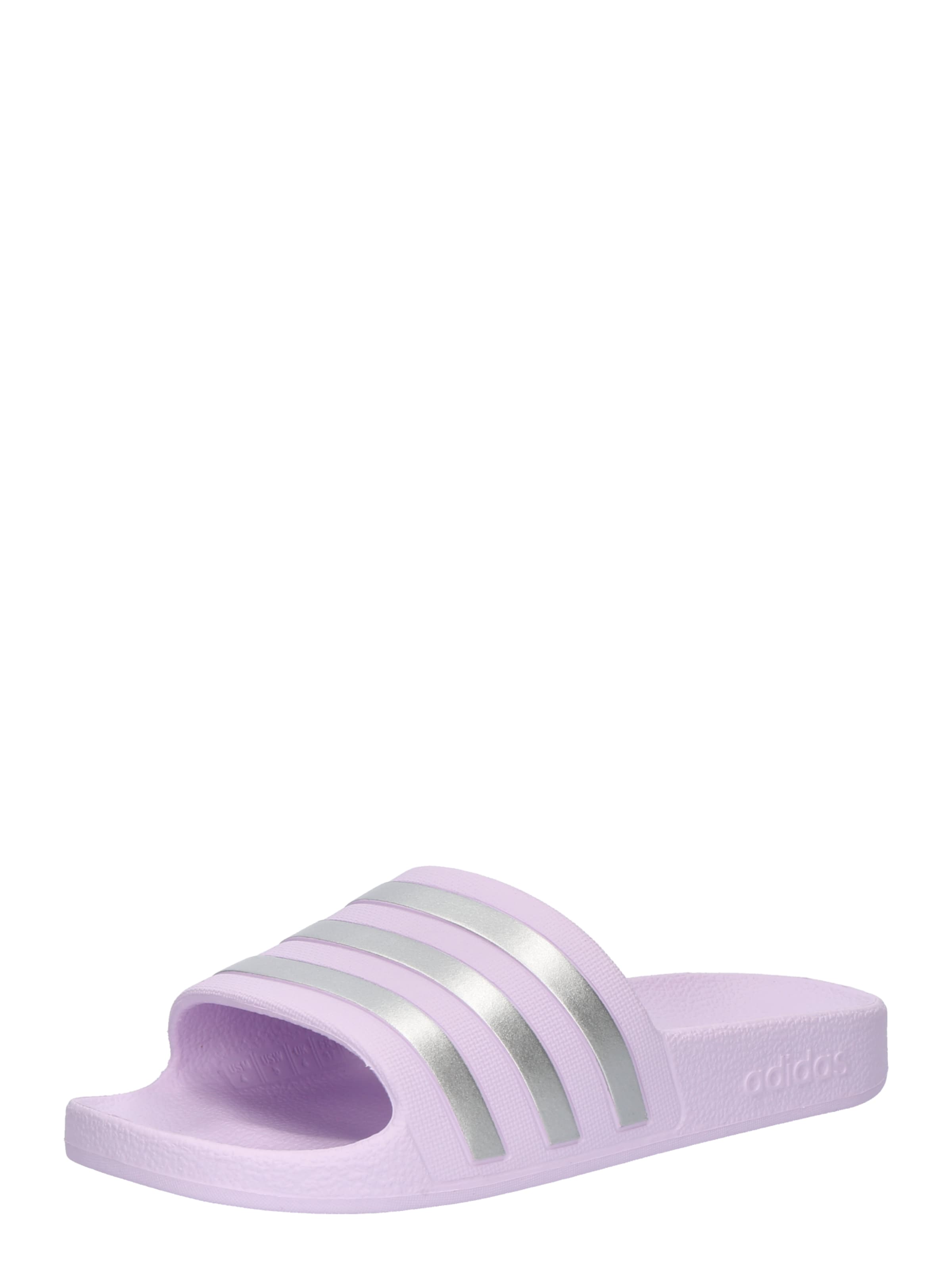 Claquettes / Tongs 'ADILETTE AQUA' ADIDAS PERFORMANCE en violet : devant