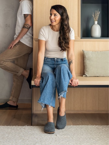 Stegmann Clogs 'Filzclogs Stegmann 208'‌‌‌‌‌‌‌ in Grau