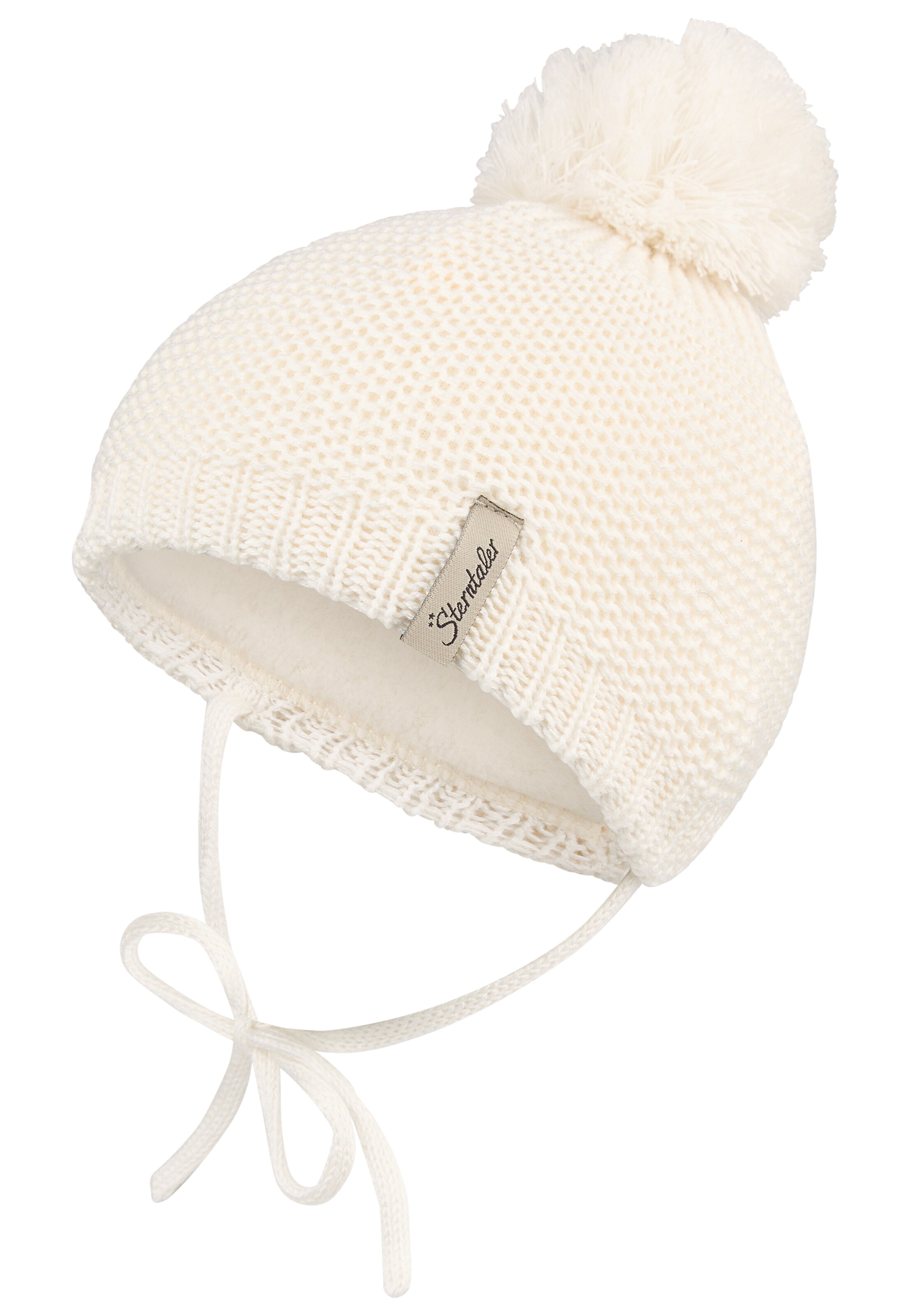 STERNTALER Beanie in White: front