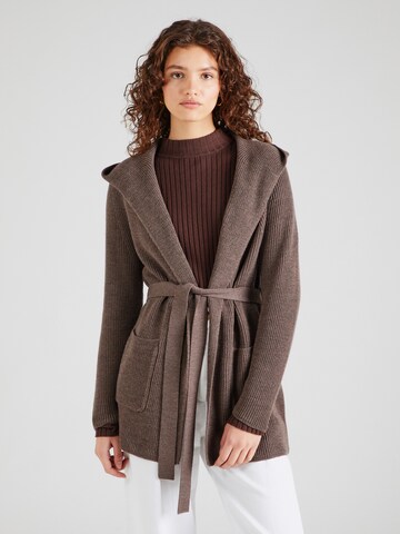 Cardigan 'FINEZZA' Max Mara Leisure en marron : devant