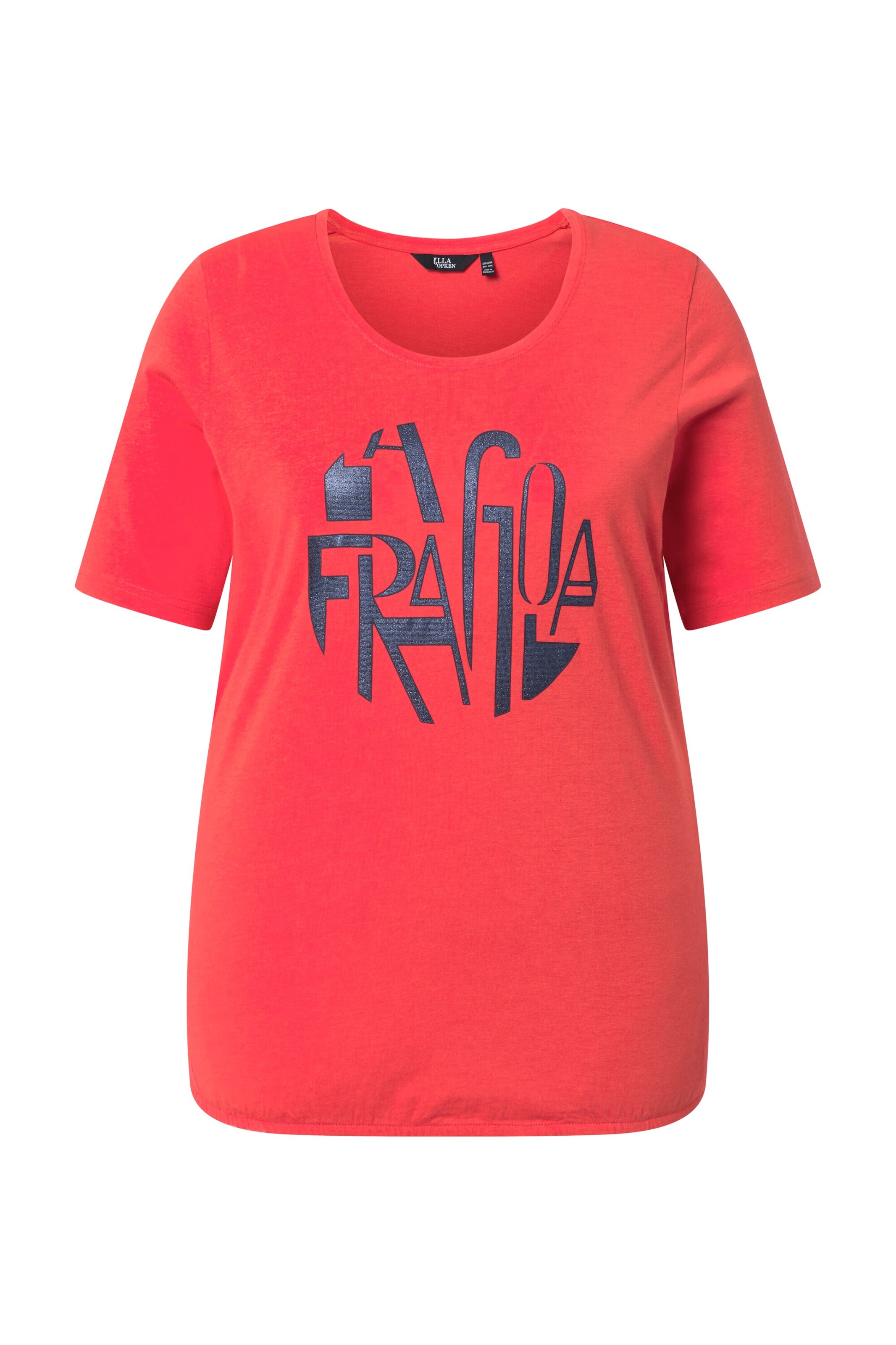 Ulla Popken Shirt in Rot: Vorderseite