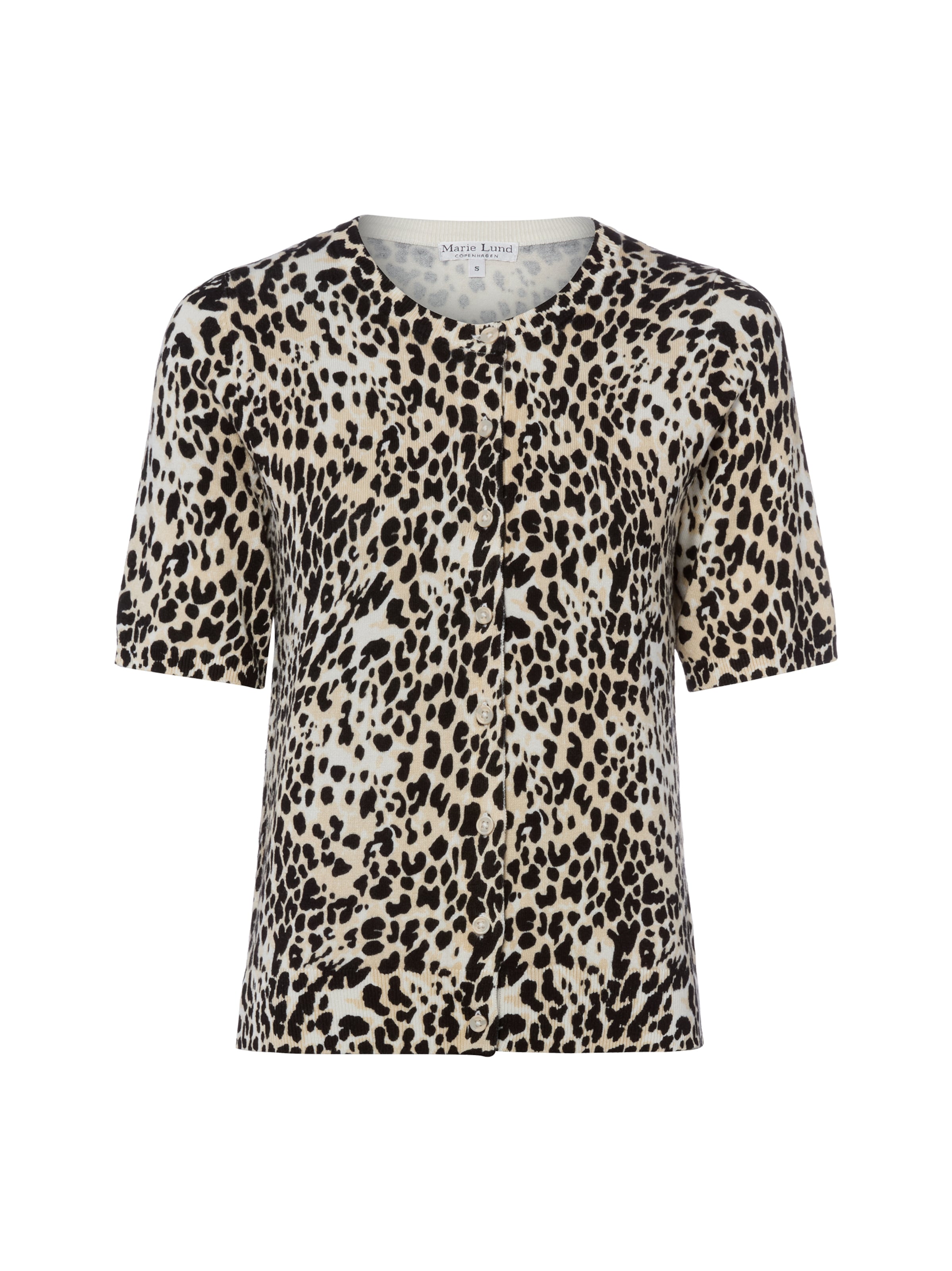 Cardigan Marie Lund en beige : devant