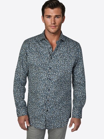 Coupe regular Chemise 'Kent' PIERRE CARDIN en mélange de couleurs : devant