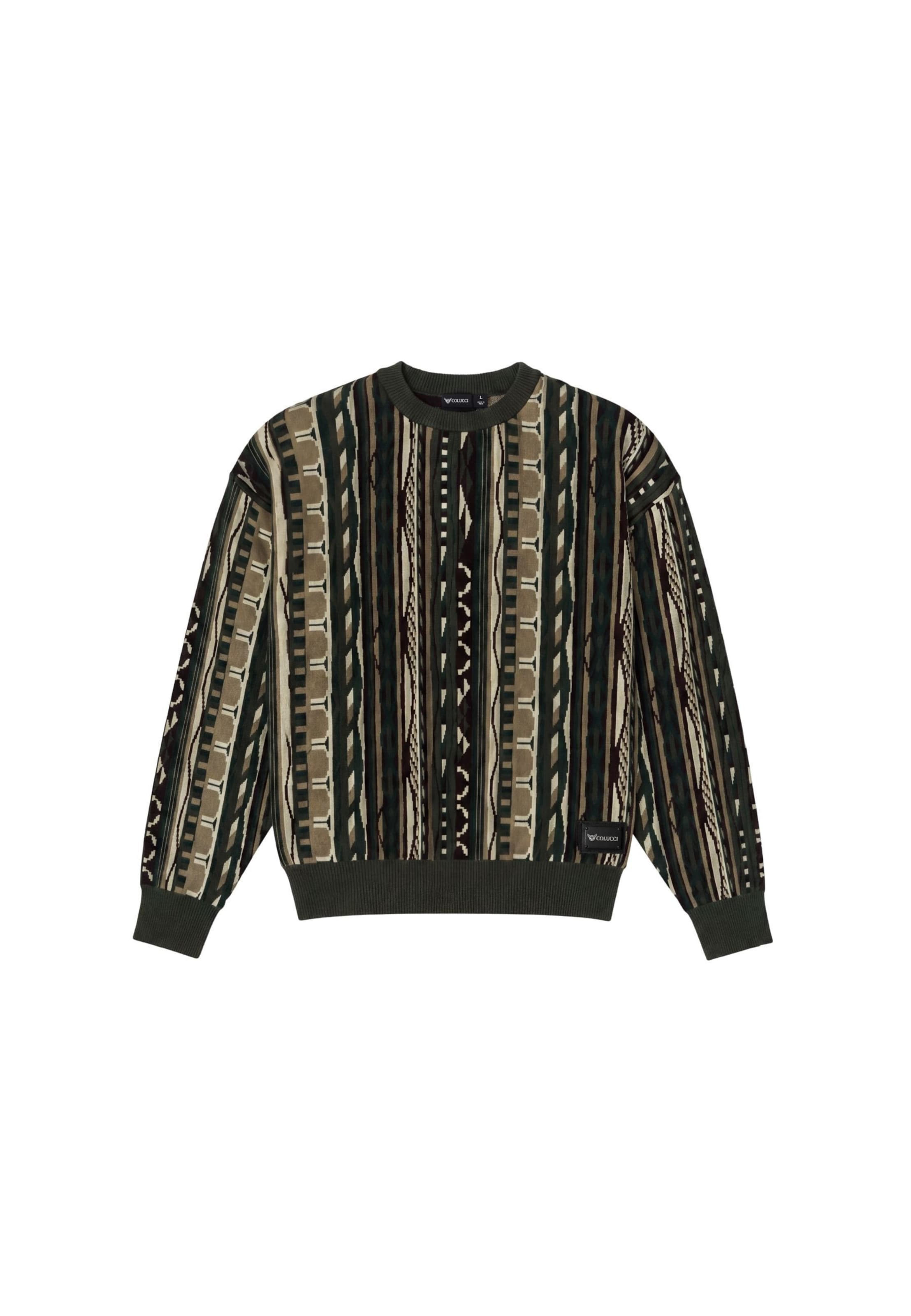 Pullover di Colucci in verde: frontale