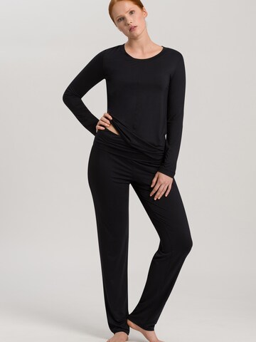Hanro Regular Trousers ' Yoga ' in Black: front