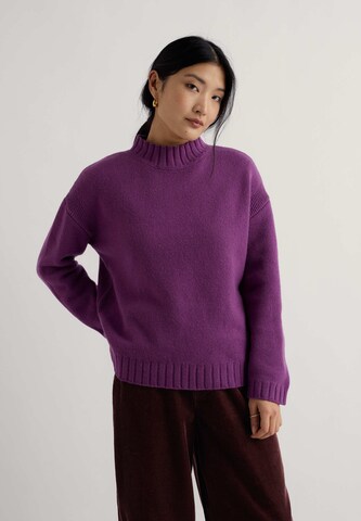 Pull-over Seasalt Cornwall en violet : devant