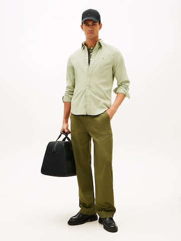 zaļš TOMMY HILFIGER Standarta piegriezums Krekls