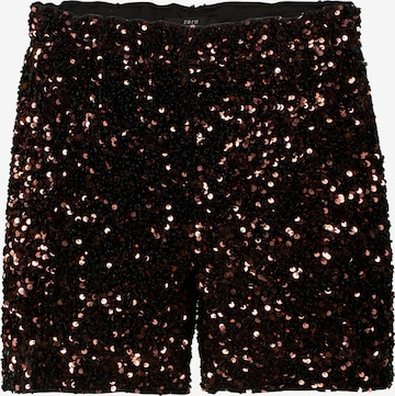 zero Slimfit Shorts in Schwarz: Vorderseite
