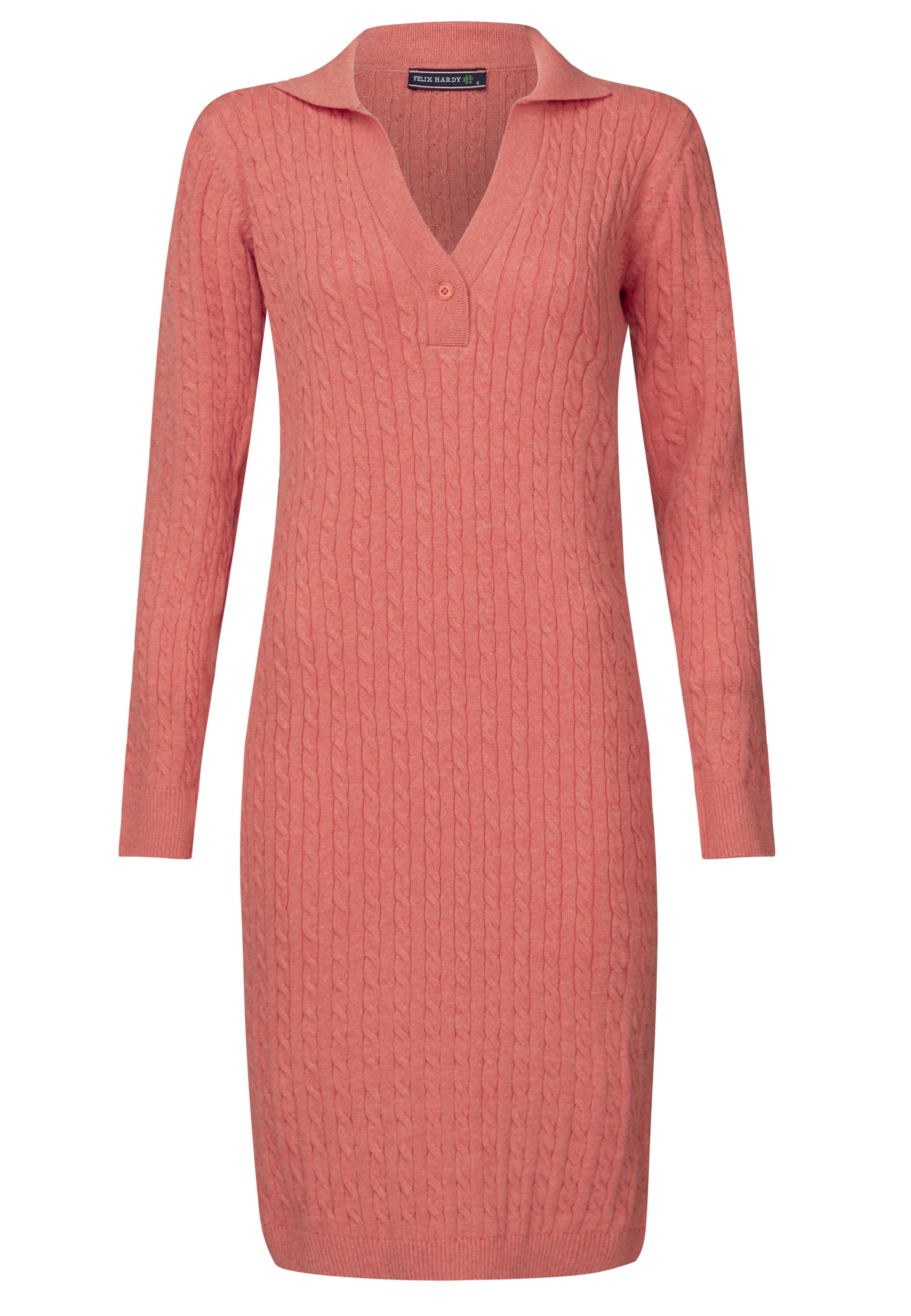 Felix Hardy Πλεκτό φόρεμα σε κόκκινο: μπροστά