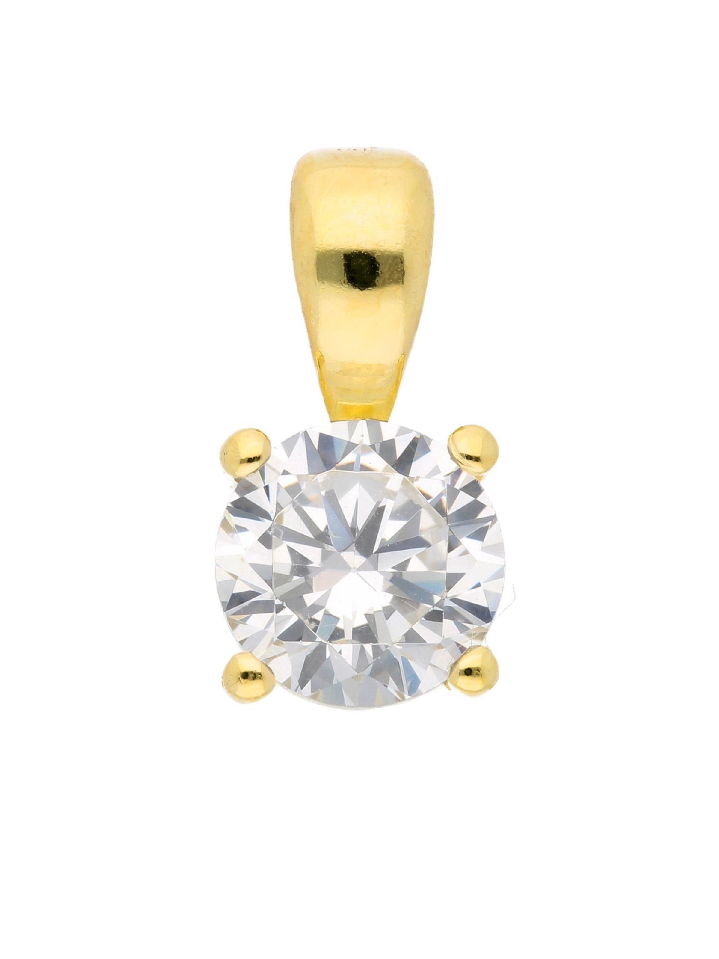Adelia´s Pendant in Gold: front