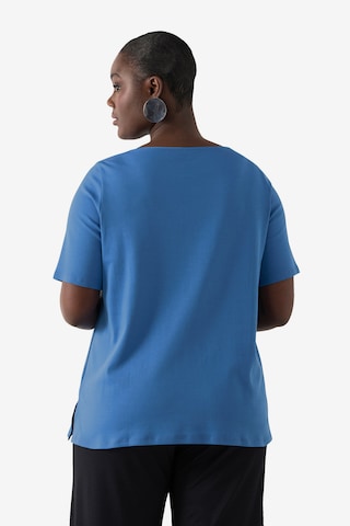 Ulla Popken Shirt in Blauw