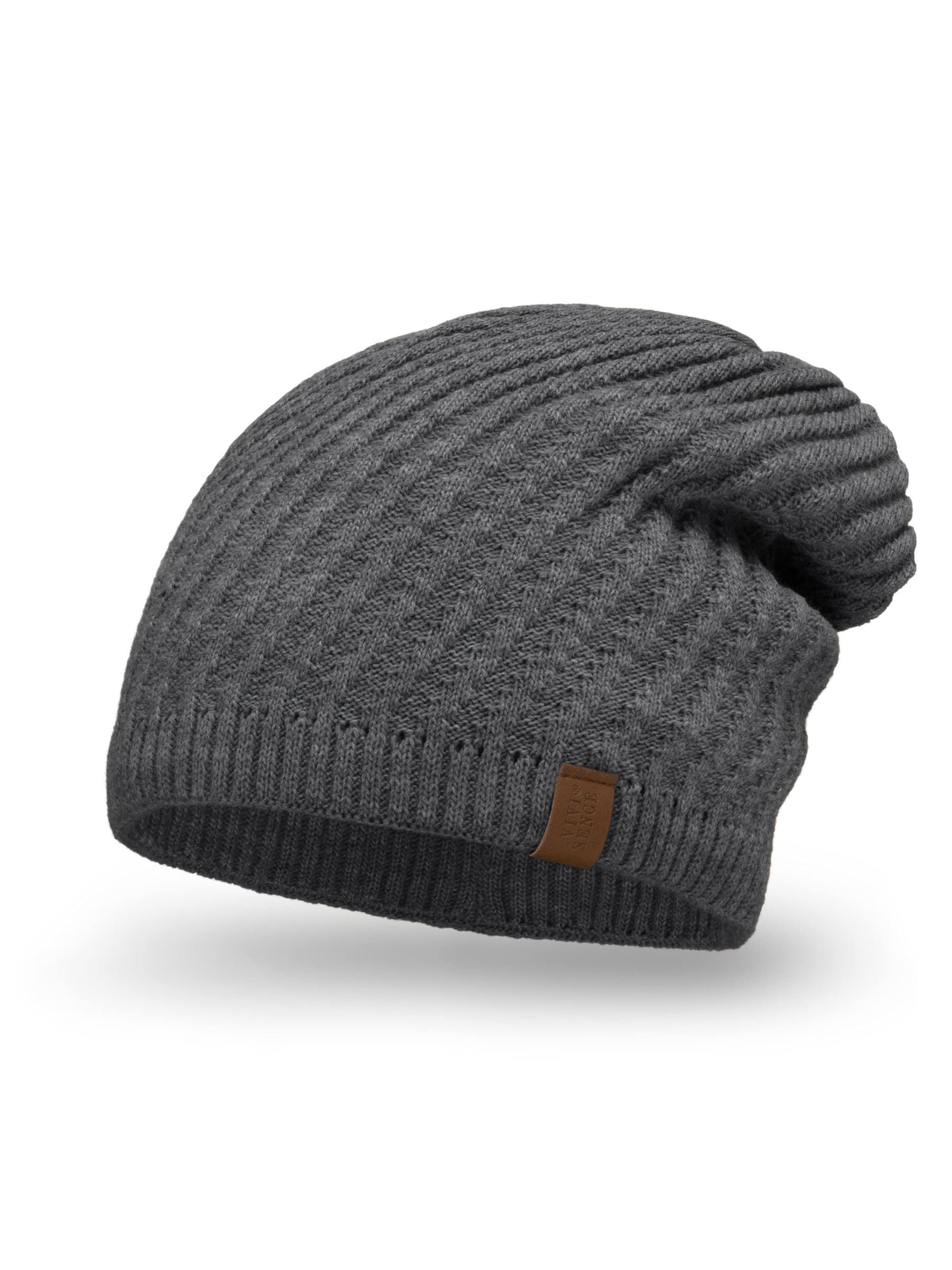 Bonnet '7017' Vivisence en gris : devant