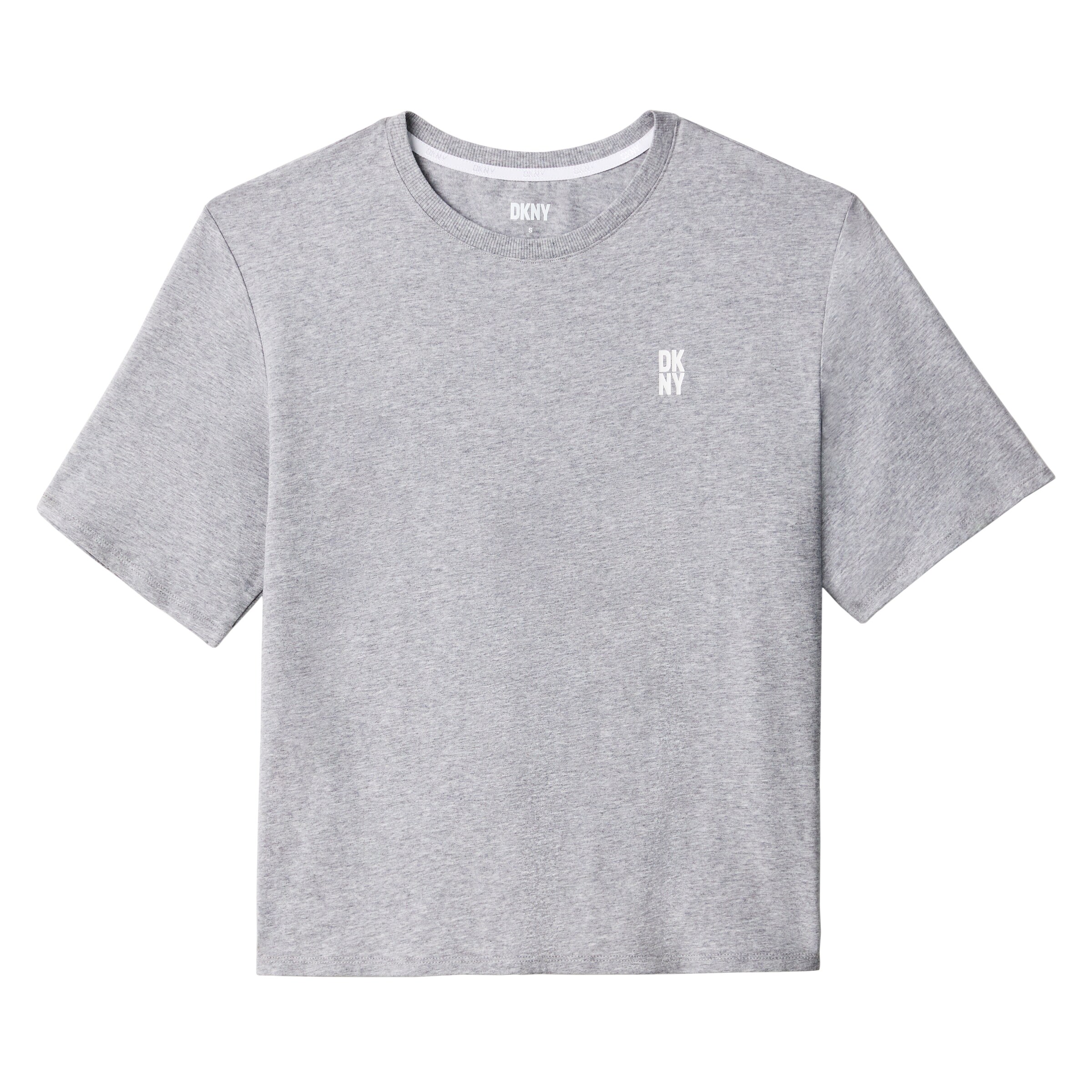 DKNY Slaapshirt 'Must Have Basic' in Grijs: voorkant