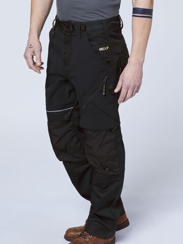 Expand Regular Cargo Pants in Black