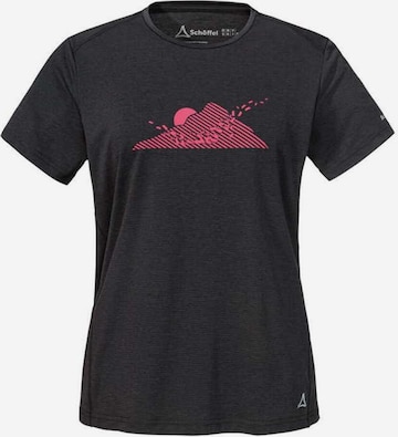 Schöffel T-Shirt 'Circ Sulten' in Schwarz: Vorderseite
