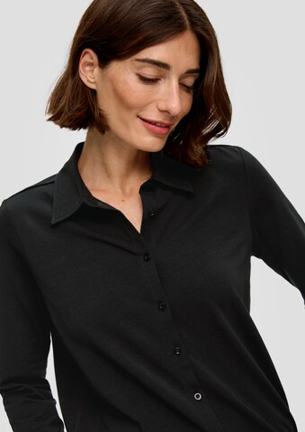 s.Oliver Blouse in Black