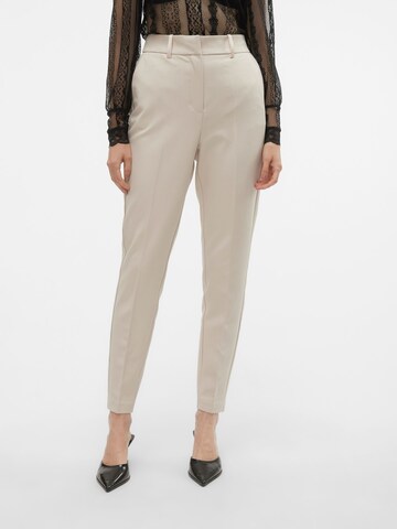 VERO MODA Slimfit Pantalon 'Holly' in Grijs: voorkant