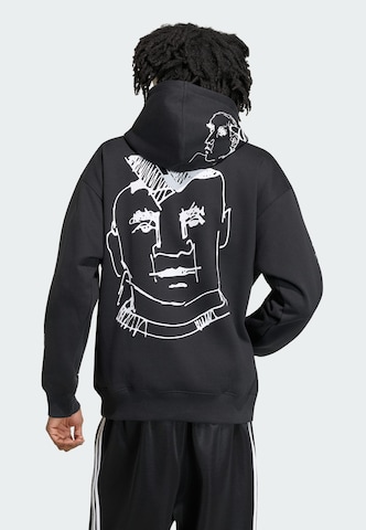 Felpa 'Peter Moore' di ADIDAS ORIGINALS in nero: frontale