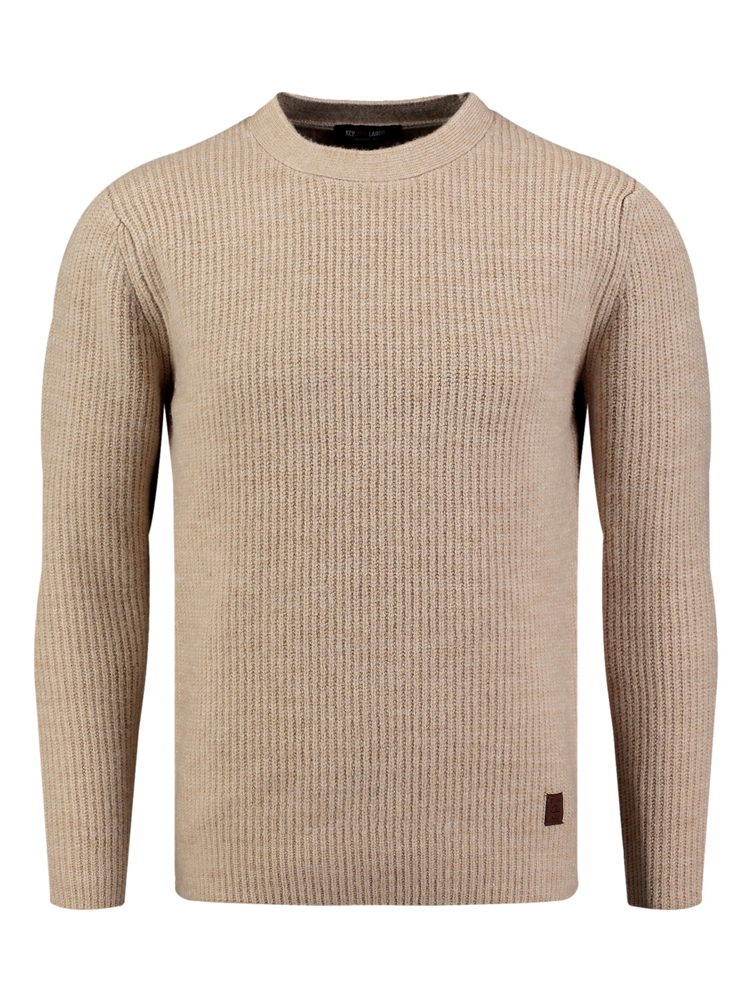 Key Largo Sweater 'KLGLASGOW' in Beige: front