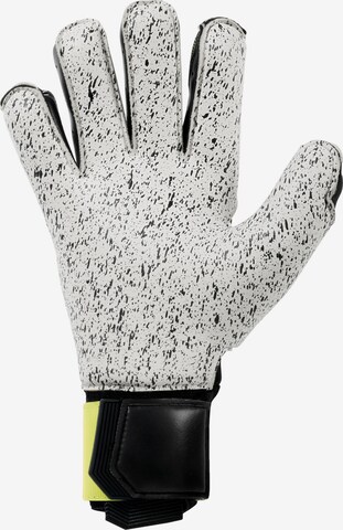 UHLSPORT Athletic Gloves in Black