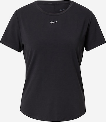 T-shirt fonctionnel 'One Luxe' NIKE en noir : devant