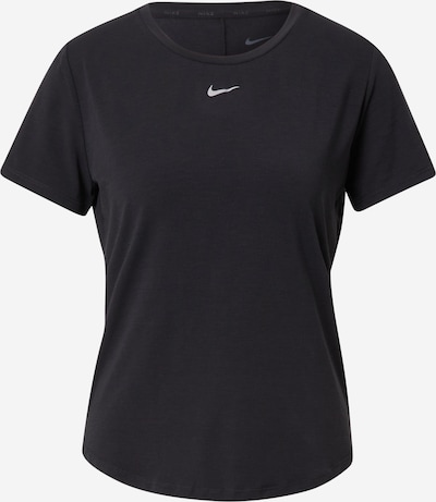 NIKE T-shirt fonctionnel 'One Luxe' en noir / blanc, Vue avec produit