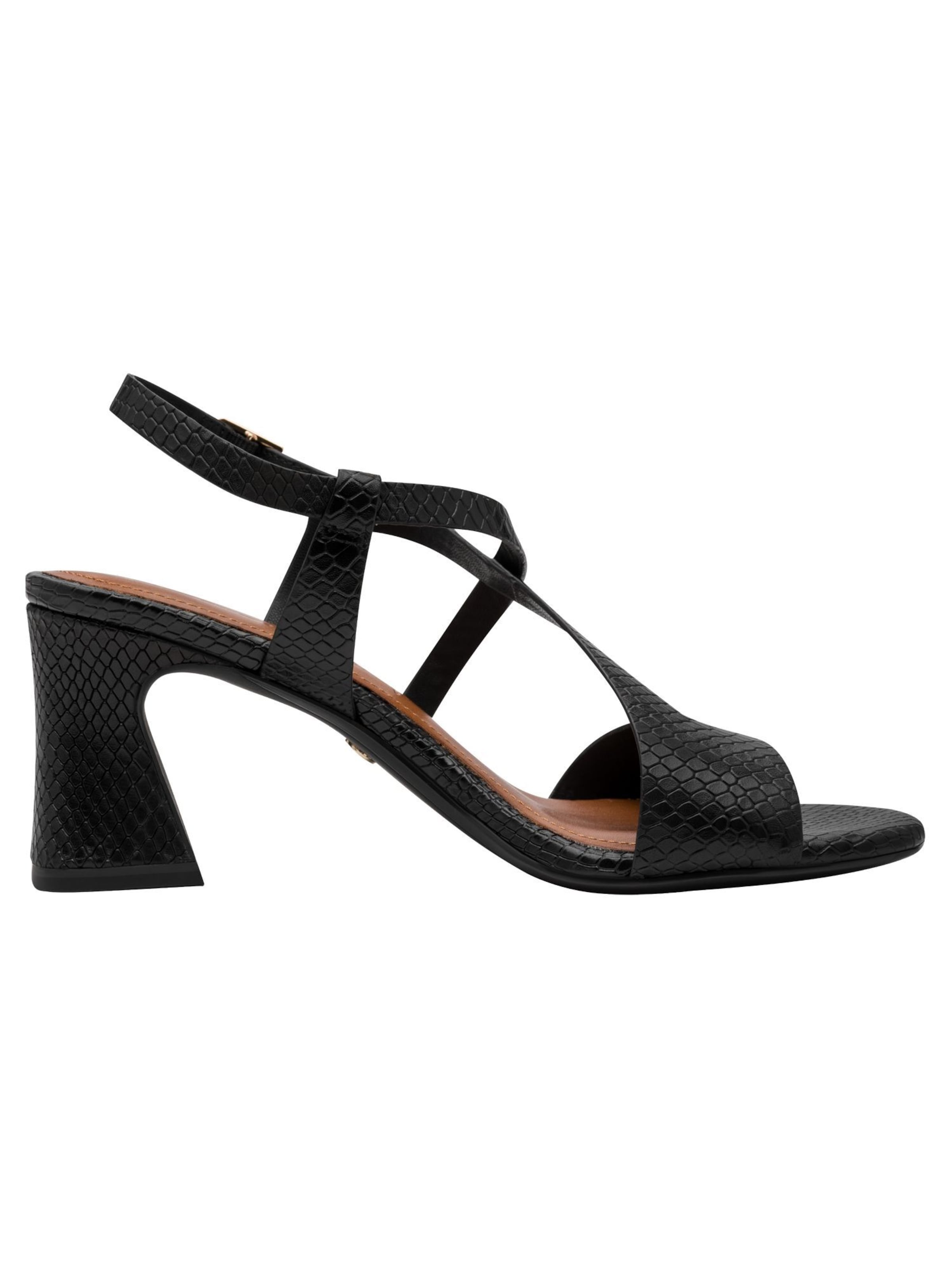 Sandales à lanières Tamaris en noir