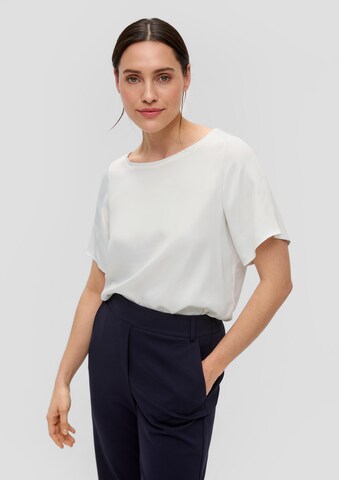 s.Oliver BLACK LABEL Bluse in Beige: Vorderseite