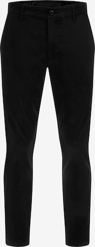 Pantalon chino INDICODE JEANS en noir : devant